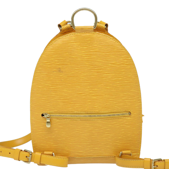 LOUIS VUITTON Epi Mabillon Backpack Yellow M52239 LV Auth 83123 - Picture 2 of 16